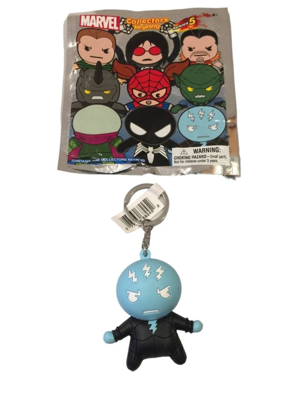 MARVEL ELECTRO Series 5 Collectors Character Keyring Open Package